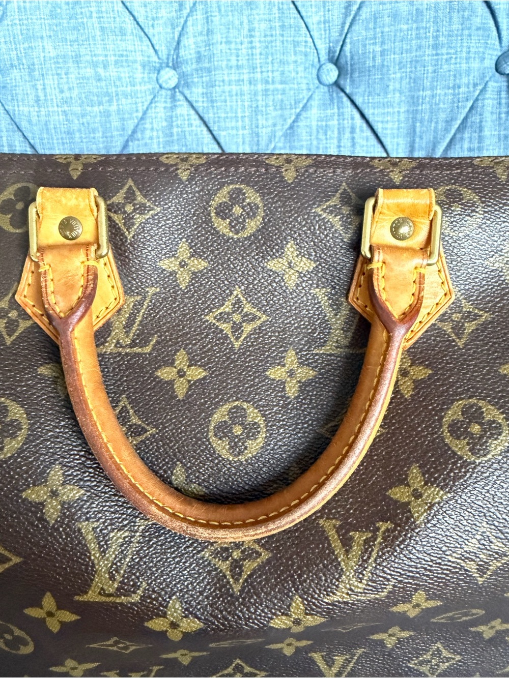 Louis Vuitton Speedy 30 Monogram Canvas Bag Authentic - Picture 15 of 16